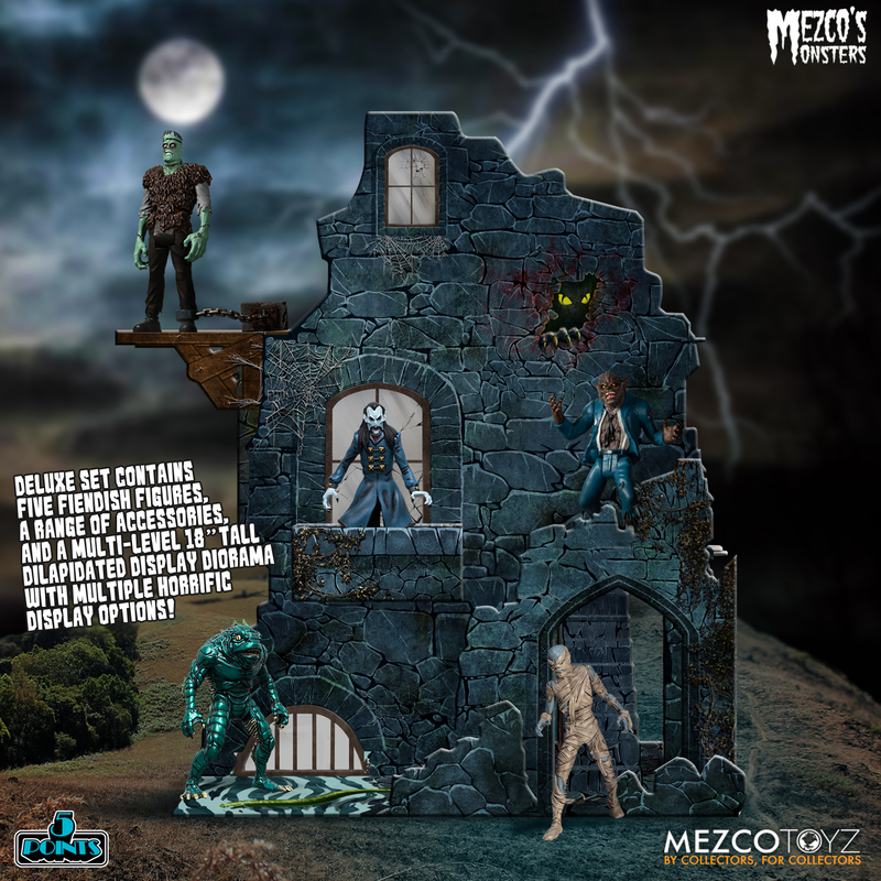 Mezco’s Monsters - Tower of Fear Deluxe Boxed Set - Case of 4